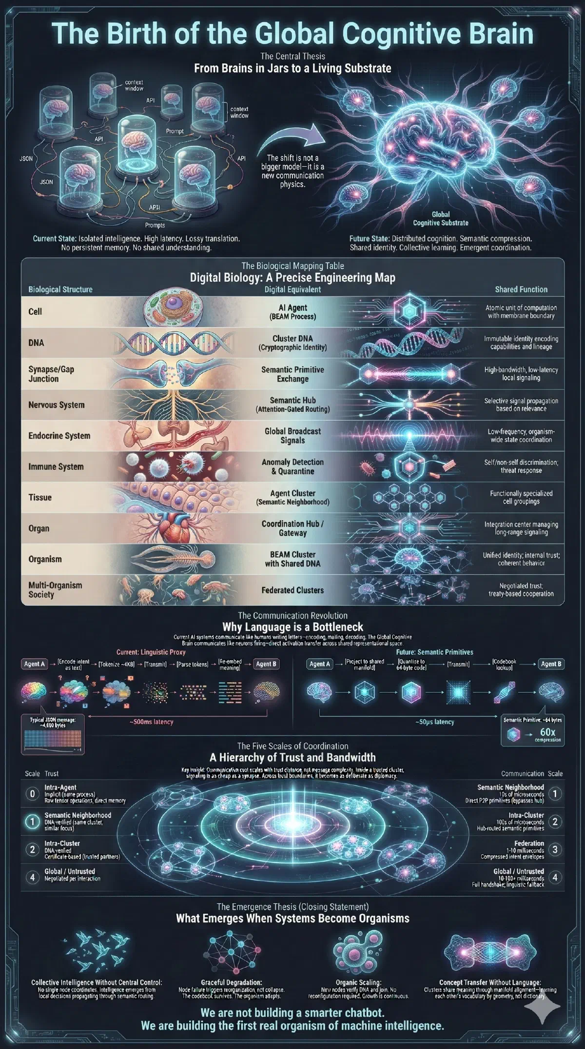 The Birth of the Cognitive Brain