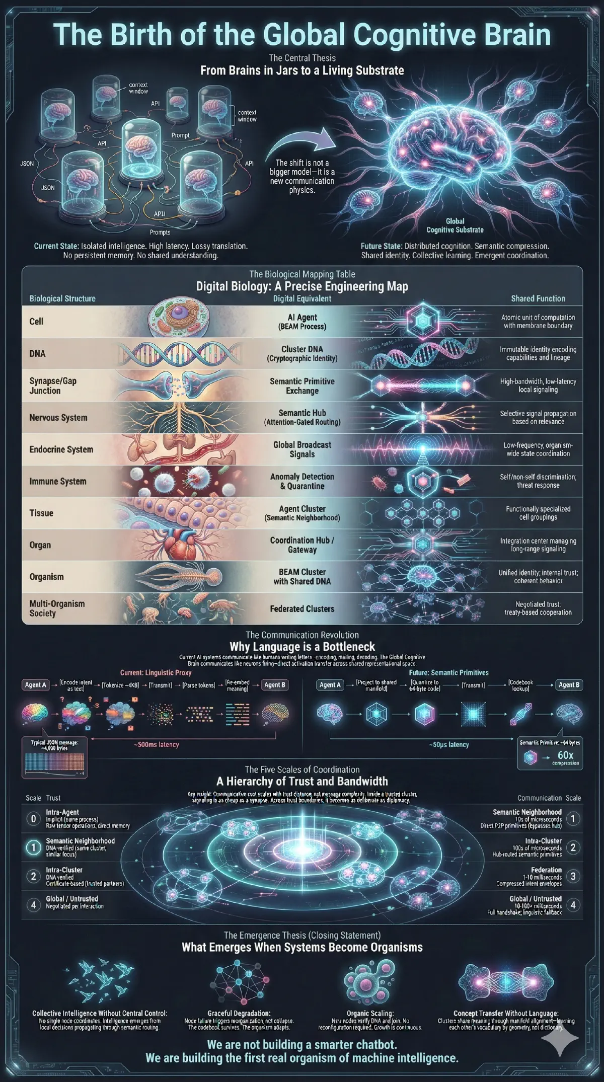 The Birth of the Cognitive Brain