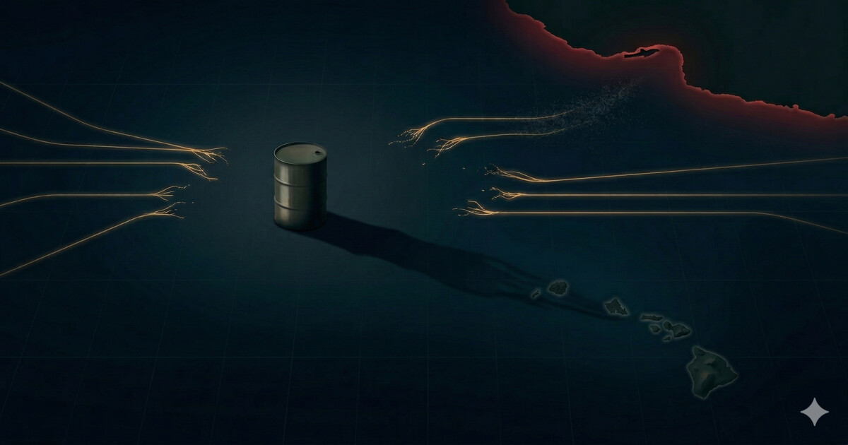 The Barrel — strategic assessment of Hawaii's petroleum vulnerability during the Hormuz crisis